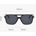 thumbnail image 3 of Paquete Xtellar De 3 Gafas De Sol Cuadradas Con Estilo Fashion, 3 of 3