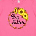 thumbnail image 4 of Inktastic Big Sister Sunflower Wreath Boys or Girls Baby T-Shirt, 4 of 5