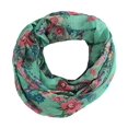 thumbnail image 1 of Peach Couture Paint The Town Red Cherry Blossom Floral Print Infinity loop Scarves, 1 of 1