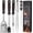 6PCS(16“ Wooden Handle), variant on BBQ Grilling Tools Set,16" Stainless Steel Grilling Accessories Kit for Men Gift,BBQ Grill Utensils Gift Kit with Portable Carry Bag BBQ Tools Grill Tools Set for Backyard Outdoor Grill Cooking