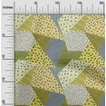thumbnail image 1 of oneOone Cotton Silk Medium Yellow Fabric Triangle Geometric Sewing Craft Projects Fabric Prints By Yard 42 Inch Wide, 1 of 4