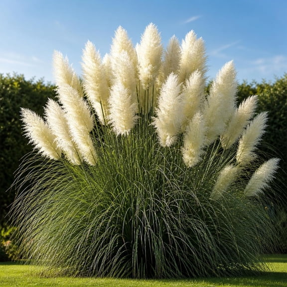Brilliant Pampas Seeds-Low Maintenance, Easy‑Grow for Garden Beds,Borders,Plant Pots & Planters