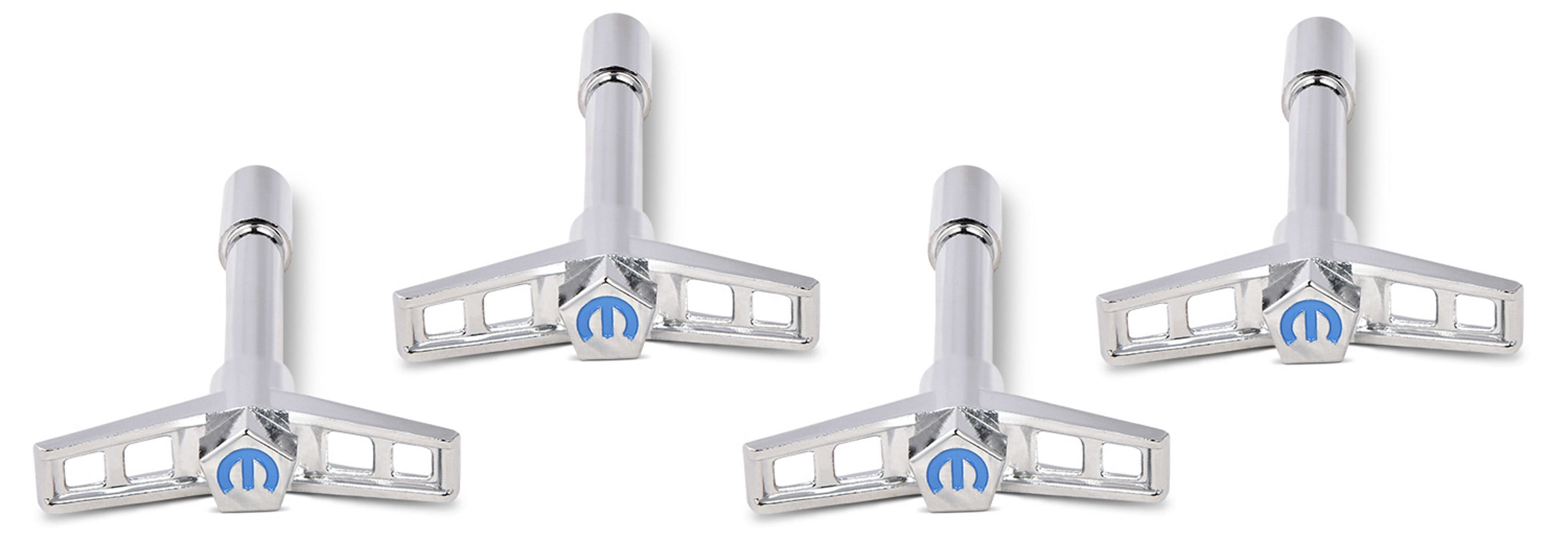 Proform Mopar V/C Wing Nuts Chrome Blue Emblem