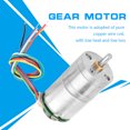 thumbnail image 4 of Motor de reducción de velocidad de metal del motor del engranaje del codificador de 12V 25GA?310?128 DC (DC12V 70RMP), 4 of 8