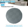 thumbnail image 2 of Uxcell Stool Covers Round, Elastic Bar Stool Covers Washable Stool Cushion Slipcover Stretchy Bar Chair Seats Cover Dark Grey 11"-14", 2 of 7