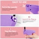 thumbnail image 4 of Fijador rápido de ropa Stitch Gun Scopck, portátil, color morado, 4 of 7
