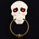thumbnail image 3 of Luces de timbre de calavera de Halloween, accesorio de timbre embrujado con sonido, 3 of 5