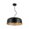 thumbnail image 3 of RADIANCE Goods Contemporary-Style 3 Light Black and Silver Ceiling Pendant 16" Wide, 3 of 5