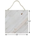 thumbnail image 5 of Hampton Art Wooden Diagonal Plank 10"X10"-White, 5 of 5