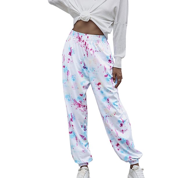 Pantalón con Bolsillos para Mujer Gibobby Pantalones de chándal con cintura elástica Multicolor L