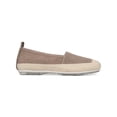 thumbnail image 2 of AQUA COLLEGE Womens Gray Removable Insole Comfort Waterproof Cushioned Blink Round Toe Wedge Slip On Leather Espadrille Shoes 6.5 M, 2 of 4