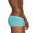thumbnail image 6 of Men's Boxer Briefs Mens Men Emf Blocking Underwear Mens No Ride Briefs V Shape Underwear Undies Men 2x Insert Here Thong Good Brief Cool Mesh under Shorts for Sexy Solid Ice Silk Green 2XL, 6 of 9