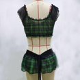 thumbnail image 4 of Femmes Sexy Lingerie Soutien-Gorge String Jupe Uniforme Lingerie Sous-Vêtements Pyjamas, 4 of 4