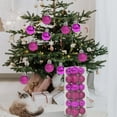 thumbnail image 2 of Hwkond Christmas Balls Ornaments Clearance 24PCS Christmas Xmas Tree Bauble Hanging Home Party Ornament Decor 3CM,Pink, 2 of 5