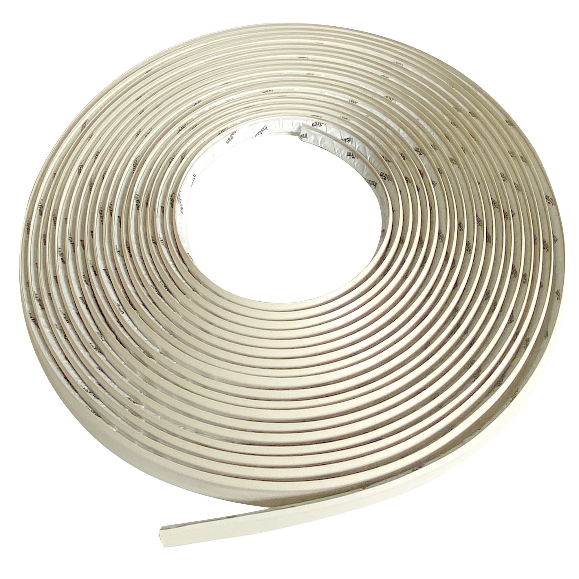 InstaTrim 3/4 In Wide, Ivory, Flexible Trim Molding 50 Ft Long