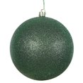 thumbnail image 1 of Vickerman Boule Émeraude Pailletée 10 Pouces Ornement de Noël, 1 of 3