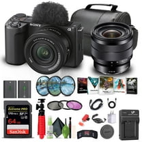 Sony Alpha ZV-E10 II Mirrorless Camera with 16-50mm & E 10-18mm Lenses Accessory Kit (International Model)