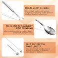 Telescopic Spoon Retractable Spoon Extending Spoon 2063cm/ 824.8in, Stainless Steel Telescopic