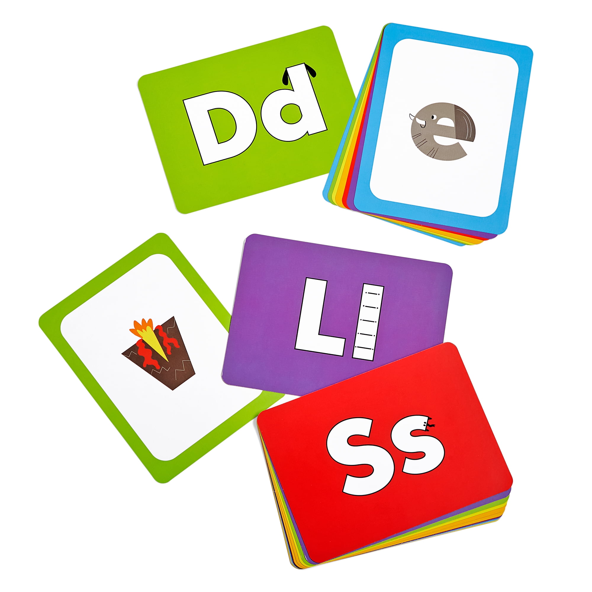 hand2mind Alphabet Picture Mnemonic Flash Cards Montessori ABC Learning, 26 Count