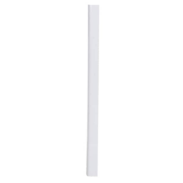 Vestil Manufacturing Corner Guard, OAH48In, White, Rounded Angle PVC-48R-WH