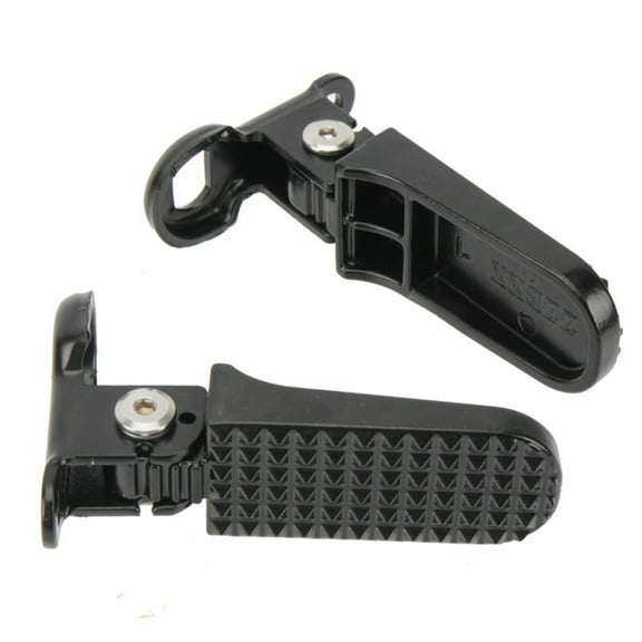 1 Pair Electric Scooter Pedals Anti Slip Folding Footrest for Electric Scooter Replacement Pedals Metal Foldable Pegs
