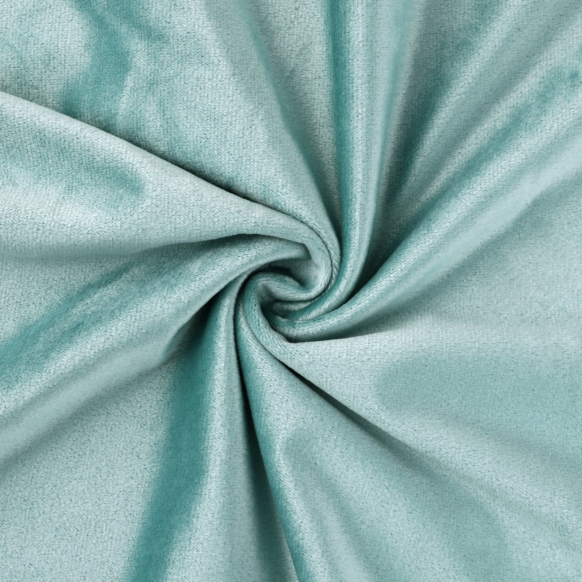 Unique Bargains Velvet Solid Throw Pillow Covers Decorative Cushion Covers (2 Count) Light Blue 16" x 16"