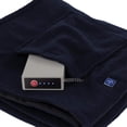 thumbnail image 2 of Serta MicroFleece Battery Electric Heated Warming Throw Blanket Navy Blue, 2 of 2