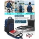 thumbnail image 5 of Mochila de viaje ProeTrade extra grande de 50 litros con puerto USB azul, 5 of 6