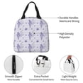 thumbnail image 3 of Pofeuu Stripes and Sprigs of Lavender Print Lunch Bag Lunch Box Large Capacity Insulated Lunch Bag for Adult, Leakproof Reusable Lunch Tote Bags for Work, 3 of 5