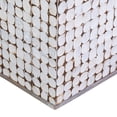 thumbnail image 4 of "East at Main Rosalind Beachy Mosaic Coconut Shell Cube End Table, 17""W x 17""D x 18.9""H", 4 of 8