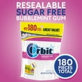 thumbnail image 5 of Pack of 2 Orbit Bubblemint Sugar Free Chewing Gum - Value Pack, 180 pc (Package May Vary), 5 of 6