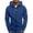 Blue, variant on Vedolay Men's Hoodies Plus Size Sweatshirt Black,2XL