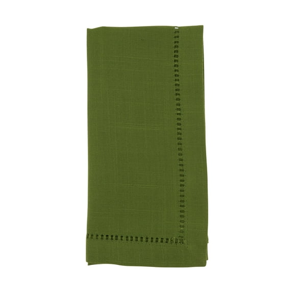 Saro Lifestyle Hemstitched Border Table Napkin (Set of 12)