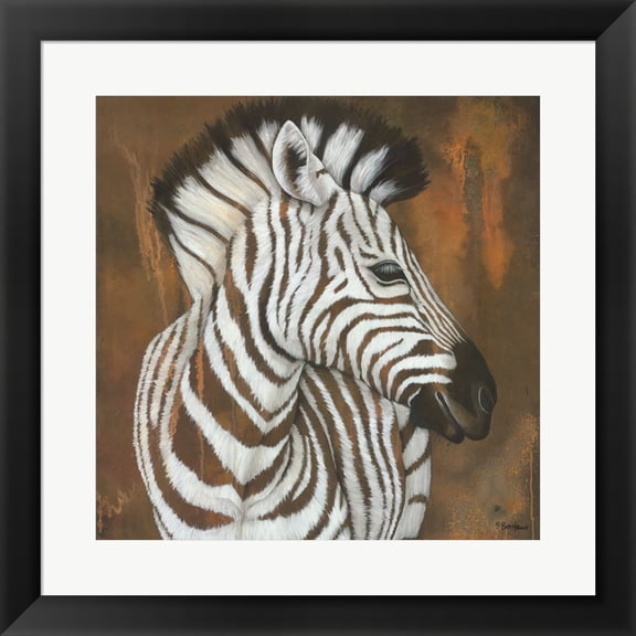 Serengeti Rock Star by Britt Hallowell, Framed Wall Art, 19.5W x 19.5H