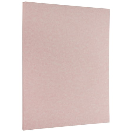 JAM Parchment 24lb Paper, 8.5 x 11, Pink Recycled, 100 Sheets/Pack