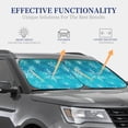 thumbnail image 4 of Vsdgher Christmas Snow Print Car Windshield Sun Shade, Reflective Sunshade Window Sunshade Sun Visor Protector Fit for Cars,Trucks,SUVs-Small, 4 of 6