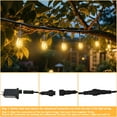 thumbnail image 5 of Outdoor Safety String Lights 150FT - 24V 20W Commercial Grade Low Voltage Strand with 60 S14 Shatterproof Bulbs for Tree Garden Yard | Warm Yellow 3500K Party Lights | IP65 Waterproof | UL Listed, 5 of 10
