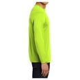 thumbnail image 3 of Mens Long Sleeve PosiCharge Competitor Polyester Tee Shirt Neon Yellow XL, 3 of 8