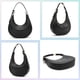 thumbnail image 4 of Bolso de mano Keyli de piel impermeable para mujer, color negro, 4 of 6