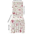 thumbnail image 2 of Chair Covers for Dining Room With Skirt's, Stretch Chair Protector Slipcovers,Flower Print Stool Cover High Elasticity All-Over Chair Cover, 2 of 7