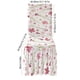thumbnail image 3 of Funda de silla estampada | Funda de tapicería totalmente elástica para sillas de comedor de casa y hotel | Cojín de asiento de poliéster de alta elasticidad con respaldo | Blanco, 3 of 6