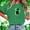 Mint Green, variant on St Patricks Day Shirt Women Irish Printed Short Sleeve Holiday Summer Tops