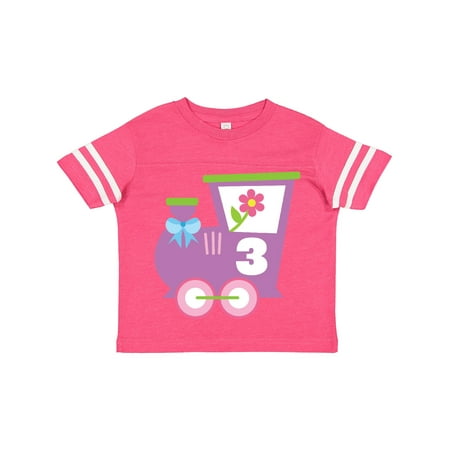 

Inktastic 3rd Birthday Train 3 Year Old Girl Gift Toddler Boy or Toddler Girl T-Shirt