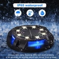 thumbnail image 6 of LINLIN Solar Garden Lights Outdoor, 4 Pack 8LED Solar Lawn Lamp, Outdoor Waterproof Lighting Decoration Stainless Steel Buried Lamp Path Lights Landscape Lights, 6 of 8