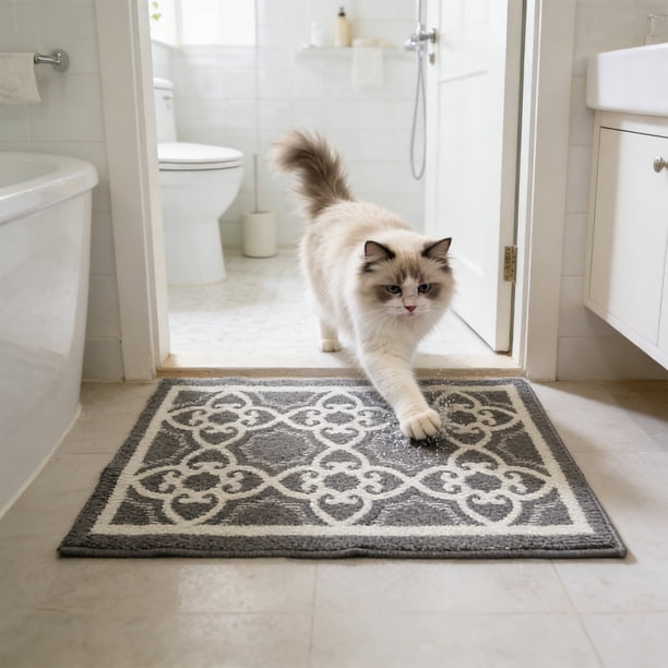 Alfombrilla de baño de barro de diatomeas | Alfombra de ducha antideslizante de secado rápido | Alfombrilla de piedra absorbente para cocina, sala de estar