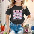 thumbnail image 2 of XDZJLR T-Shirts Filles Enfants Pâques Graphique Coupe Ample Décontractée Manches Courtes Col Rond pour Garçons Vêtements 3-4 Ans, 2 of 4