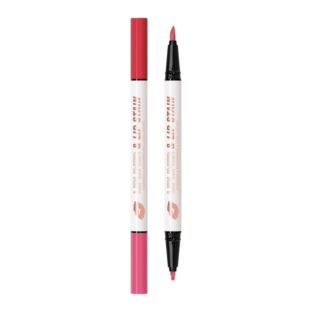 Makeup April Deals|Double Ended Lip Liner Versatile Lip Liner & Nourishing Formula Long Lip Liners Waterproof Non-Fading Lip Liner Lasting Finish Effortless Application for Bigger and Fuller Lips