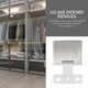 thumbnail image 5 of Glass Door Hinge Zinc Alloy for Door Use 2Pcs Replacement Parts for Showcase, 5 of 5