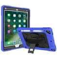 thumbnail image 6 of Dteck iPad 9th/ 8th/ 7th Generation Case with Screen Protector Pencil Holder Kickstand Hand/ Shoulder Strap, Heavy Duty Hybrid Shockproof Rugged Case for iPad 10.2" 2021/2020/2019,Dark Blue/Black, 6 of 7