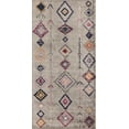 thumbnail image 3 of Soleil BR15B Native Grey Tribal Moroccan Light Gray Area Rug, 2'x4', 3 of 9